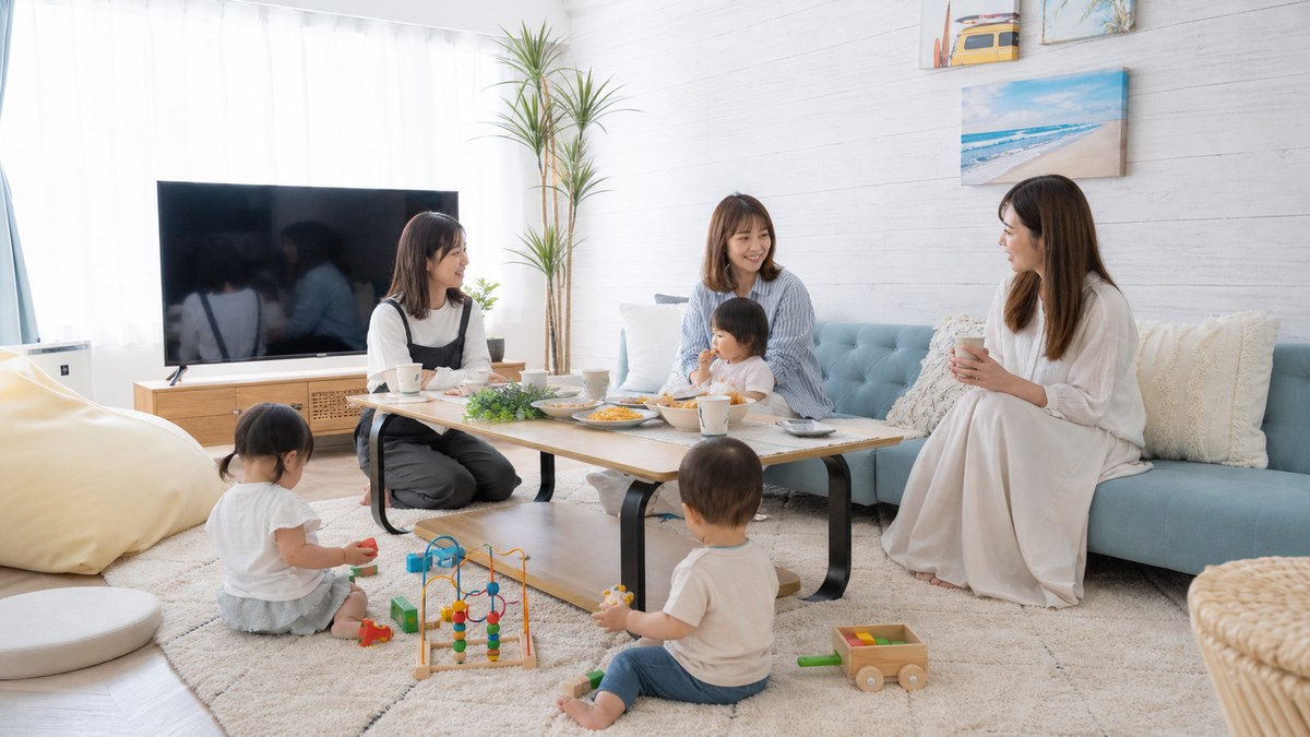 ママ会・子連れ会のイメージ