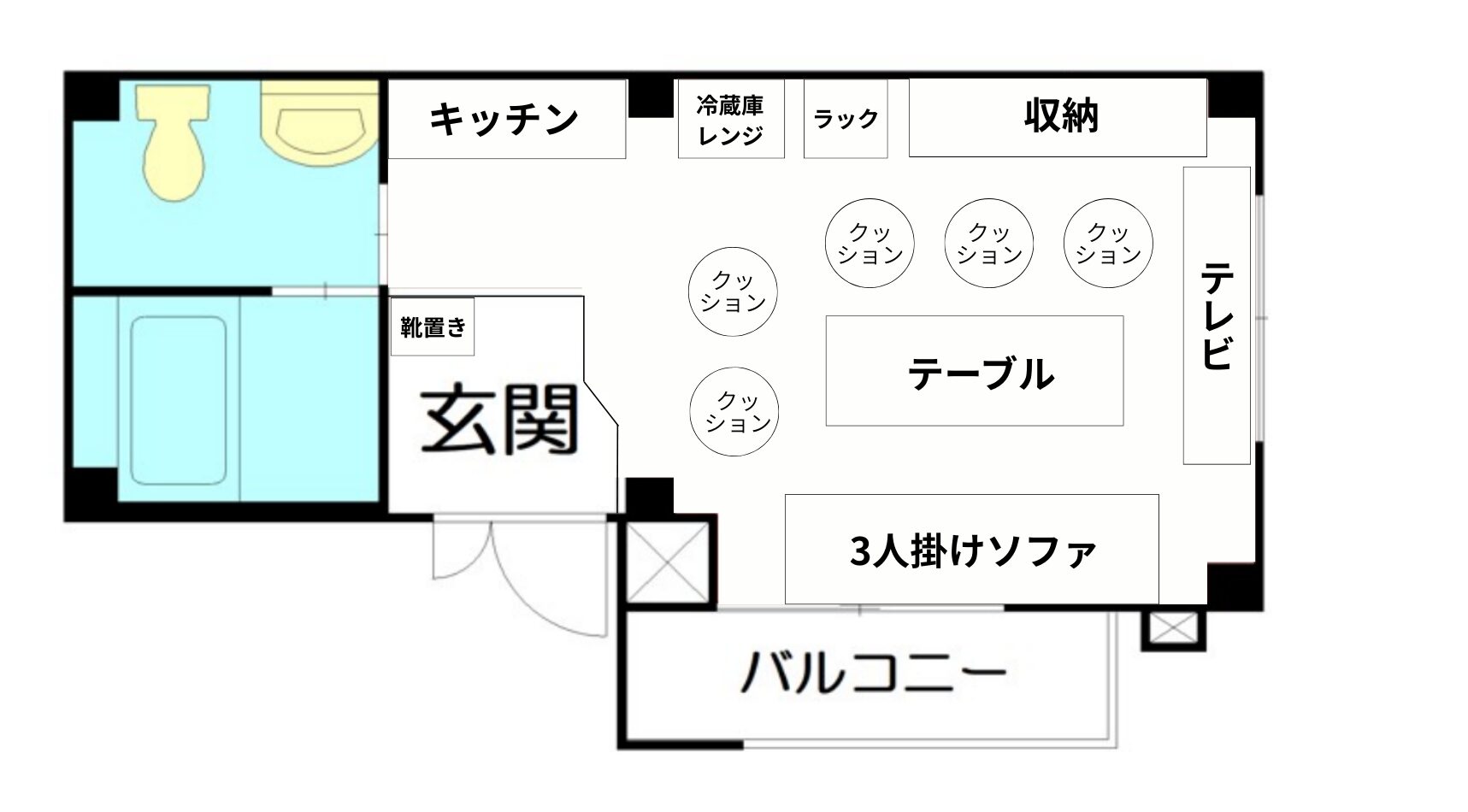 JIMOBASE湘南 茅ヶ崎店の間取り図