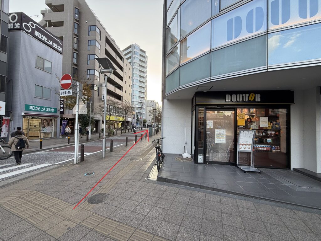 茅ヶ崎店への道順4